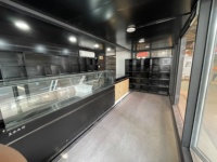 Contenedor Expandible de 20 pies, Bar Modular Prefabricado, Quiosco Móvil, Puesto de Comida para Mercado Nocturno y Negocios Callejeros