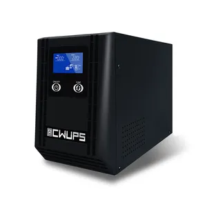 Fase única UPS 1kva ininterrumpida fuente de alimentación de alta frecuencia de UPS en línea para el establecimiento de redes