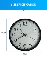 Jam Dinding Analog Quartz untuk Ruang Periksa/Rumah Sakit/Kantor dengan Sinkronisasi Waktu NTP Network Timing dan Catu Daya POE