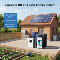 Système d'énergie solaire hors réseau VANYO 3 kW, alimentation domestique 6 kW, 11 kW, 22 kW, système de stockage d'énergie résidentiel