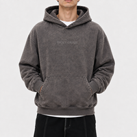 Hoodie Custom Streetwear Berkualitas Tinggi Bahan Fleece Tebal 380GSM, Bordir DTG, Sablon Logo Desain