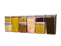 Offre Spéciale ustensiles de cuisine conteneurs de stockage hermétiques aliments famille aliments biscuits snacks épices bacs de stockage scellés