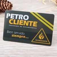 Tarjeta VIP de plástico impresa personalizada/tarjeta de membresía de PVC para el sistema de fidelización