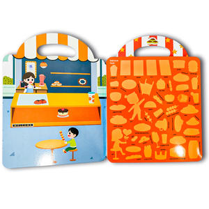 Actividades de manualidades de papel para niños, niños y niñas, juguetes para niños, regalo, libro de pegatinas reutilizable para niños pequeños, juguetes para bebés de 2 a 4 años - Product Image 2