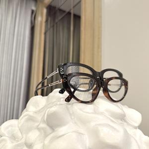 Monture de lunettes anti-lumière bleue œil de chat tendance en TR90, monture complète unisexe avec verres en acrylique, origine Danyang 210681 - Product Image 4