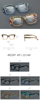 Lunettes épaisses 100% faites à la main en acétate pur Acet optique luxe de qualité supérieure montures de lunettes lunettes hommes femmes