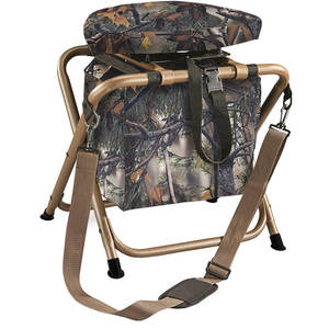 पोर्टेबल भारी शुल्क फोल्डिंग 360 डिग्री स्विस शिकार नेत्रहीन कुर्सी को डिचेबल बैग और समायोज्य कंधे का पट्टा - Product Image 3