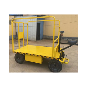 Minicarro de 4 Ruedas con Motor sin Escobillas de 1000W, Plataforma de 100*200cm, Triciclo Portaplacas para Almacén - Product Image 4