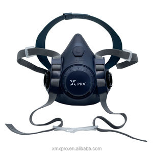 <span class=keywords><strong>Masque</strong></span> respiratoire jetable à trois couches en silicone à haute sécurité, demi-visage, avec pince-nez réglable, efficace contre la pollution atmosphérique et la peinture - Product Image 1