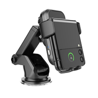 Chargeur de voiture sans fil universel à induction automatique 15W avec capteur intelligent, QC3.0 5V/1A, pour support de téléphone Z Flip, directement de l'usine