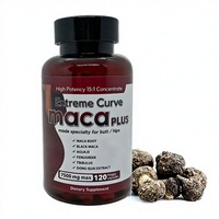 Capsules de Maca Noire Biologique, Complément Alimentaire pour la Santé Masculine, Suppléments Nutritionnels à Base de Plantes pour l'Énergie et la Vitalité
