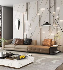 Trắng Đen Ngọc Trai Đá cẩm thạch lớn slab pha lê tăng cường đá tự nhiên thân thiện với môi trường không thấm nước bền cho phòng tắm phòng khách - Product Image 2