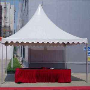 Tente de réception extérieure en PVC blanc, auvent pour mariage, fête, pagode - Product Image 5