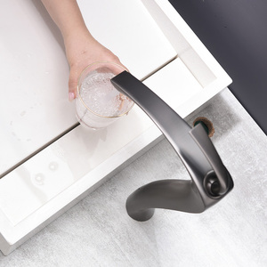 Robinet de lavabo haut de gamme en laiton, le plus résistant, à poignée unique pour salle de bain - Product Image 6