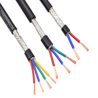 Hochwertiges Kupfergeflecht Abgeschirmtes Flexibles PVC-Steuerkabel