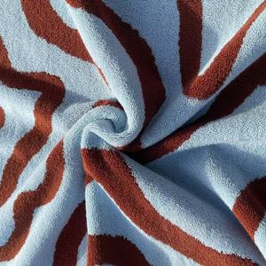 Telo mare in tessuto di spugna di cotone organico al 100% design personalizzato asciugamano <span class=keywords><strong>jacquard</strong></span> doppio lato telo mare in velluto - Product Image 2