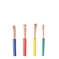 BVR décoration de la maison fil Flexible 1_2.5_4 _ 6m2 noyau de cuivre câble Flexible multi-brins fil domestique ignifuge