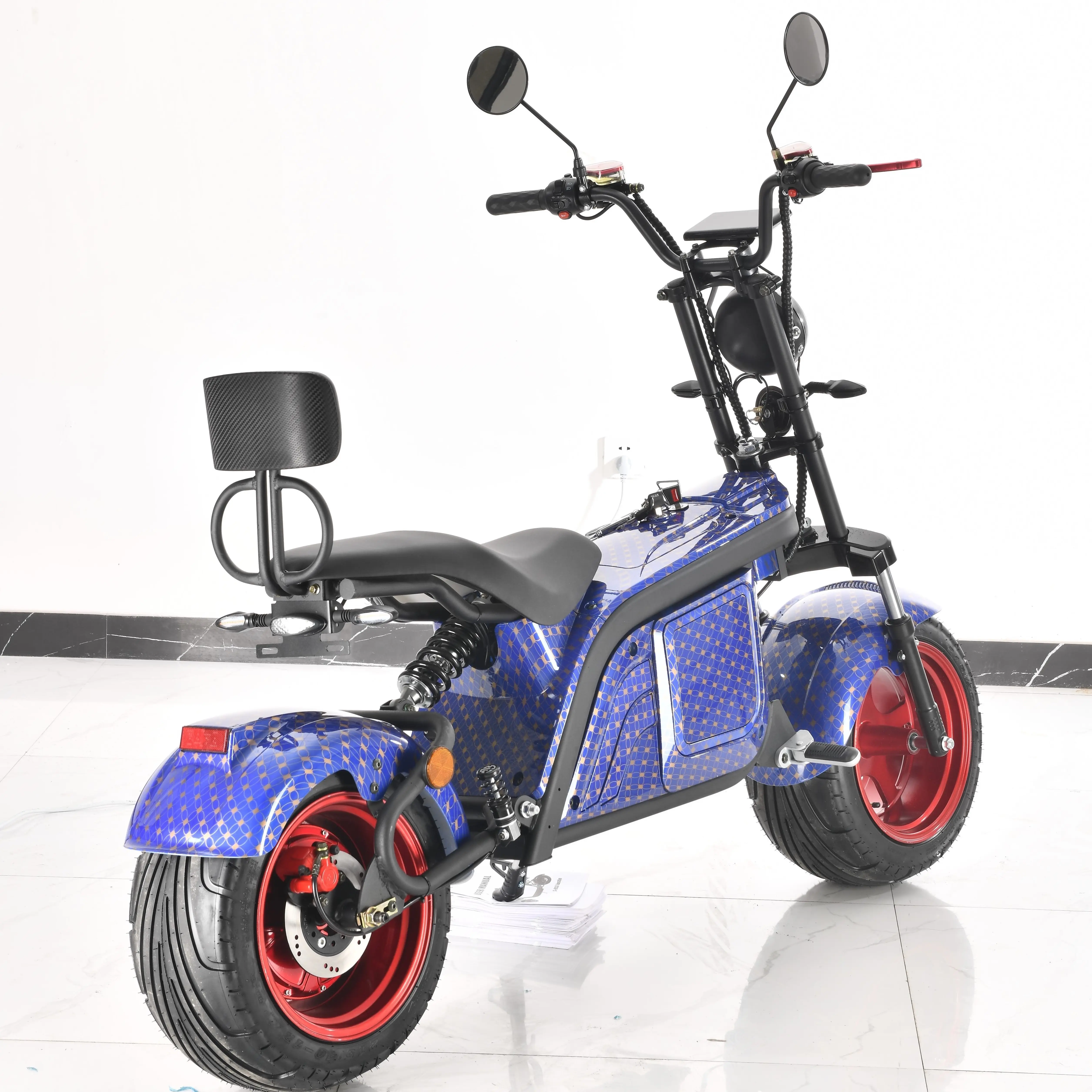 2023 पदोन्नति कीमत Elektro मोटरसाइकिल स्कूटर 1500W 2000W बिजली हेलिकॉप्टर बाइक