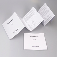 Brochures A4 en papier couché imprimé offset, dépliants une page, pliages multi-pages, pliages accordéon, gaufrage, impression UV