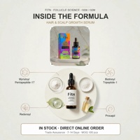 Sérum de croissance capillaire aux peptides végétaux purs pour des cheveux plus épais et plus volumineux, nourrissant le cuir chevelu, service OEM, marque privée, vente en gros, fabrication haut de gamme