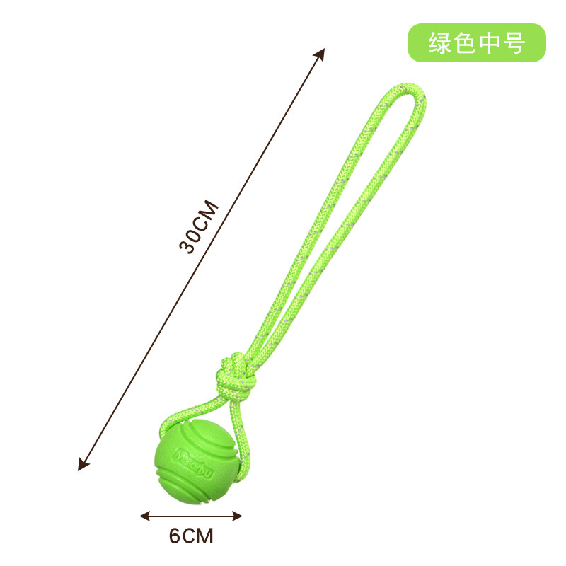 Boule en corde verte 6cm