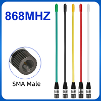 Antenne flexible 868 MHz pour connecteur S-MA mâle, modules sans fil IoT LoRa GT-800, plusieurs couleurs disponibles