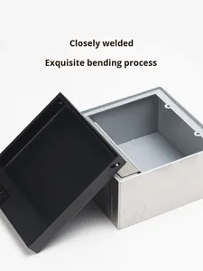 Scatola presa da pavimento in acciaio inossidabile di alta qualità <span class=keywords><strong>prese</strong></span> RJ45 16A <span class=keywords><strong>corrente</strong></span> nominale 2 punti vendita NFC rete EU domestico IP11 - Product Image 3