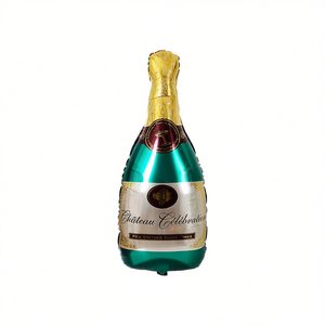 Ballon rond en feuille métallique Chateau Celebration Party Love pour bouteille, 95 cm, imprimé en sérigraphie 6 couleurs, décoration de fête - Product Image 2