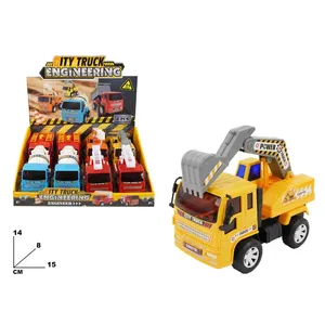 Ensemble de 8 véhicules de chantier City Truck Engineering pour enfants de 3 ans et plus - Product Image 1