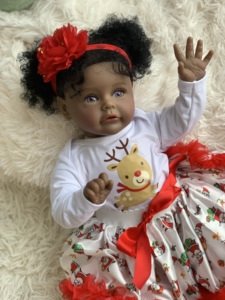 Costume Munny 65cm, Abito da ballo cinese confortevole, Maglione per bambole Chucky-doll con 12 bocche apribili, per bambole Reborn - Product Image 5