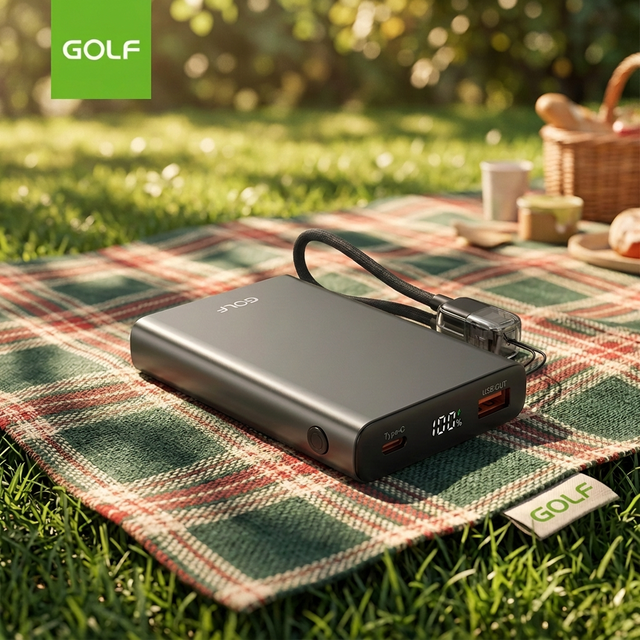 Power Banks 10000mAh Built in Cable Type C Portable Wholesale Price Customized Power Bank 10000mAh With Cable