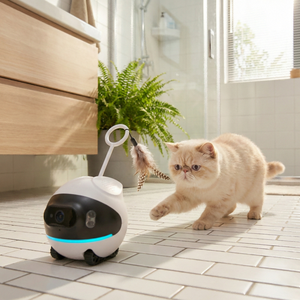 Caméra de surveillance intérieure sécurisée, luxueuse, adorable, écologique, sans fil, classique, en plastique, pour animaux de compagnie, <span class=keywords><strong>bébés</strong></span>, oiseaux, chiens, <span class=keywords><strong>chats</strong></span> - Product Image 1