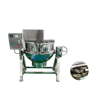 Marmite de Cuisson Électrique Inclinable en Acier Inoxydable à Chauffage Vapeur pour Sauces Alimentaires, Crèmes, Pâtes de Piment et Sauce Hoisin - Offre Spéciale