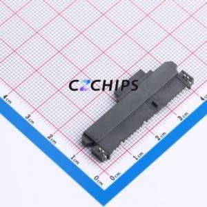 AT22J36BAA207 Hard Drive Connector (SAS/SATA/M.2) SMD Connector SATA Female 22P Horizontal Mount - Product Image 2