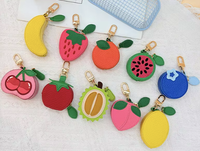 Schattige cartoon mini fruit-serie PVC ultralichte portemonnee tas charme niche creatieve hanger tien stijlen accessoire