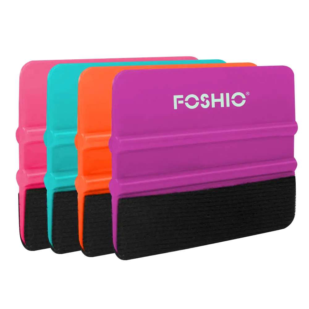 Foshio Couleur personnalisée Logo Design Car Wrap Tool Decal Squeegee Vinyl Tools