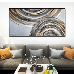 Huamiao grande arte astratta pittura a olio di spessore moderni dipinti su pietra su tela immagini di decorazioni murali per Home Office - Product Image 4