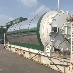 waste tyre pyrolysis plant rubber recycling to oil