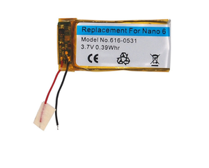 3.7V Li-ion batterij 616-0531 330mAh voor iPod Nano 6 6e generatie 8GB 16GB Nano 6 batterij - Product Image 2