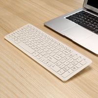 Clavier sans fil rechargeable Clavier portable ergonomique mécanique pour ordinateur PC Tablette ordinateur portable