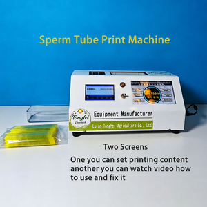 Machine de codage automatique par jet d'encre <span class=keywords><strong>pour</strong></span> pailles de semence, imprimante de marquage <span class=keywords><strong>pour</strong></span> pailles de sperme, équipement d'élevage vétérinaire <span class=keywords><strong>pour</strong></span> bovins, ovins, porcins - Product Image 2