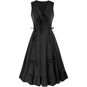 WQZ26136 Nuevo Vestido Gótico para Mujer, Cosplay, Multicapa, Cintura Alta, Corte Holgado, Poliéster, Largo, ODM, 5XL - Product Image 2