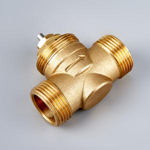 Vanne d'arrêt électrique à filetage mâle, à deux ou trois voies, pour unité de ventilo-convecteur en laiton, approvisionnement exclusif transfrontalier - Product Image 3