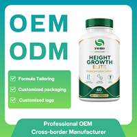 Capsules personnalisées OEM ODM pour la croissance en hauteur, complément nutritionnel osseux, capsules de soutien à la croissance pour le développement de la taille