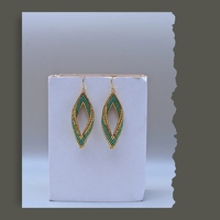 Boucles d'oreilles pendantes en forme de goutte d'eau, style bohème, fabriquées à la main, avec perles Miyuki, verre, plaqué or 24 carats, nouvelle tendance pour femmes Namayo