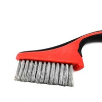 Ensemble de nettoyage industriel DIY Grade pour l'élimination de la rouille, le polissage et la poignée incurvée en cuivre et acier inoxydable brosses métalliques OEM personnalisables