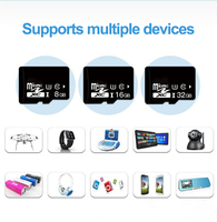 Tarjetas de Memoria SD y Micro TF para Teléfono Móvil, 4GB-512GB, Plástico, Velocidad U3, Color Negro, para Teléfono, MP3, Cámara, Tablet, PC, DVR