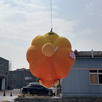 Modèle de dirigeable gonflable décoratif d'événements de défilé personnalisé suspendu ballon gonflable d'hydravion publicitaire suspendu pour les foires