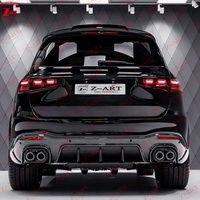 Kit carrosserie large en fibre de carbone sèche Z-ART X167 GLS63 pour GLS63, kit aéro en fibre de carbone sèche pour GLS63 2020-2023, kit spoiler avant