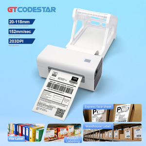 GTCODESTAR工厂价格便携式台式运输运单打印机4x6贴纸热转印条形码标签打印机 - Product Image 1